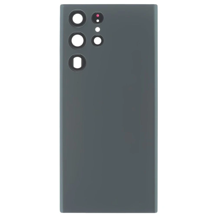 Задняя крышка для Samsung S908 Galaxy S22 Ultra (зеленый) (в сборе со стеклом камеры)