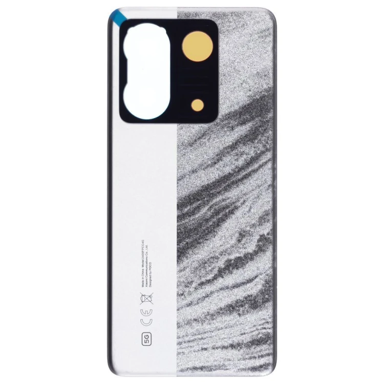Задняя крышка для Xiaomi Poco M7 Pro 5G (2409FPCC4G) (серый)
