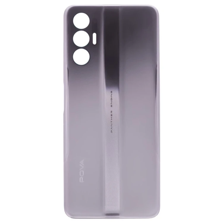 Задняя крышка для Tecno Pova 3 (LF7N) (серебристый)