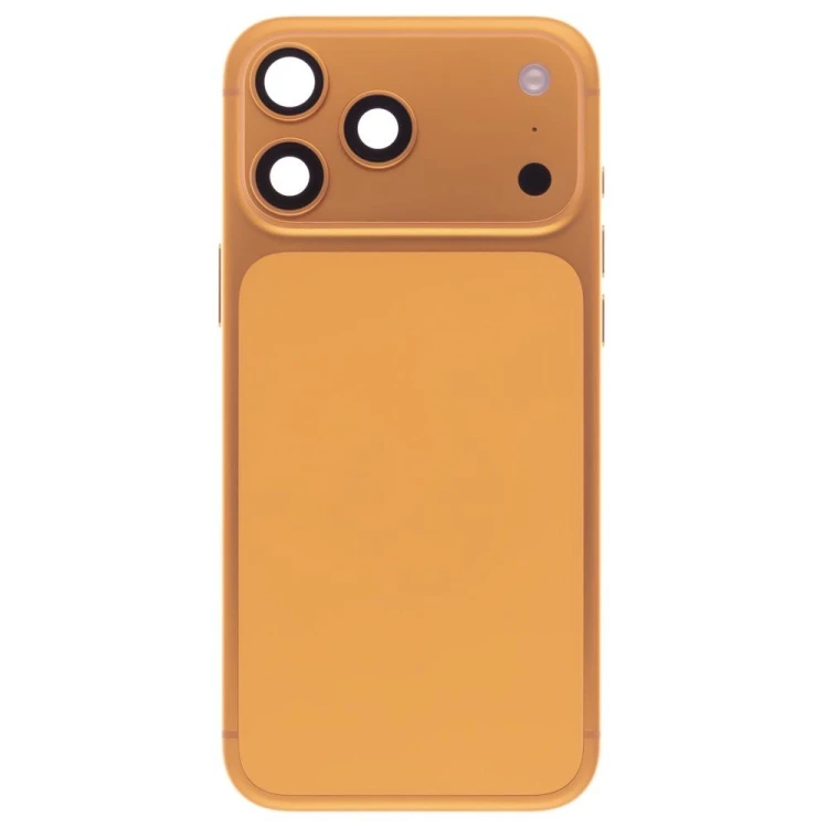 Корпус для Apple iPhone 17 Pro Max (SIM + eSIM) (оранжевый) (в сборе) (ORIG100) (Снятый) (возможен дефект ЛКП)