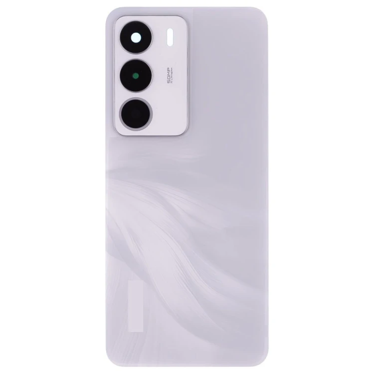 Задняя крышка для Realme C71 (RMX5303) (белый) (в сборе со стеклом камеры)