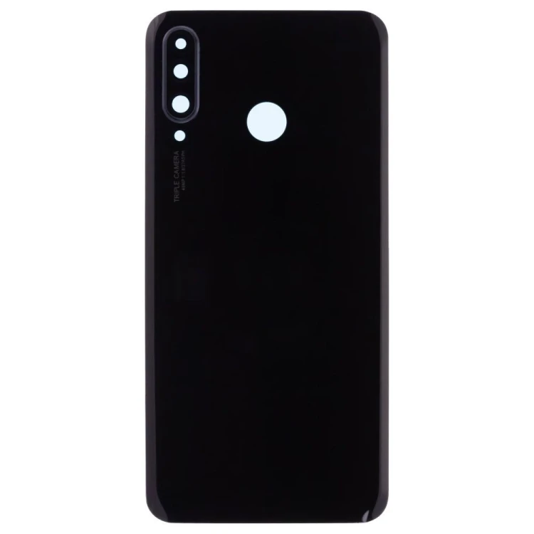 Задняя крышка для Huawei P30 Lite / Nova 4e (MAR-LX1M/MAR-AL00) (48MP) (черный) (в сборе со стеклом камеры)