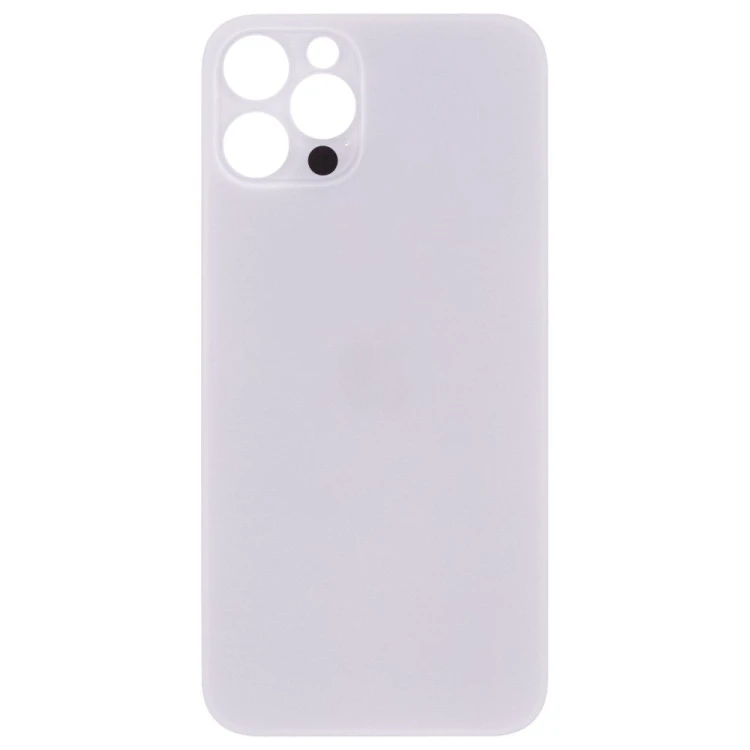 Задняя крышка для Apple iPhone 12 Pro (белый) (с широким отверстием) (Premium)