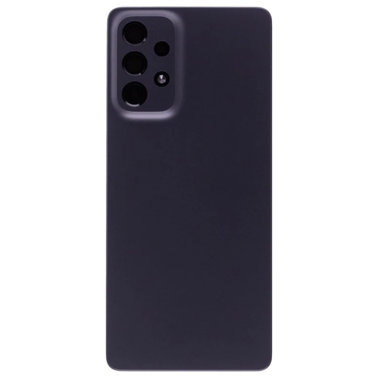 Задняя крышка для Samsung A736 Galaxy A73 5G (черный) (в сборе со стеклом камеры)
