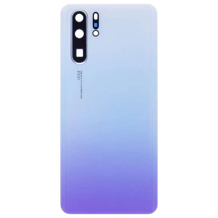 Задняя крышка для Huawei P30 Pro (VOG-L29) (бело-голубой) (в сборе со стеклом камеры)