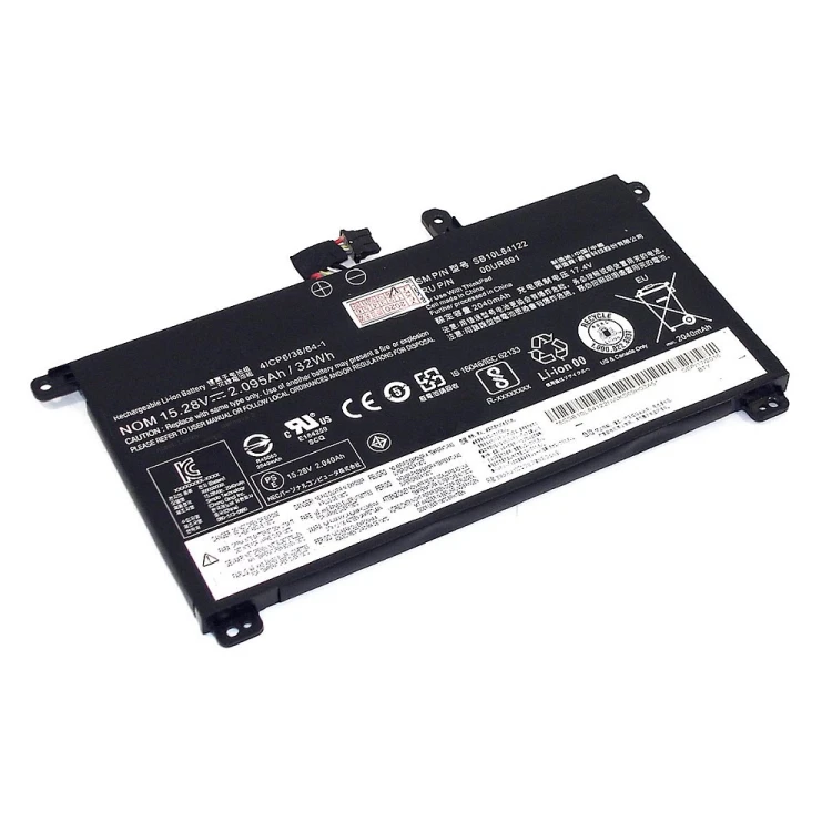 Аккумуляторная батарея для ноутбука Lenovo Thinkpad P52s (01AV493) 15.2V 2100mAh