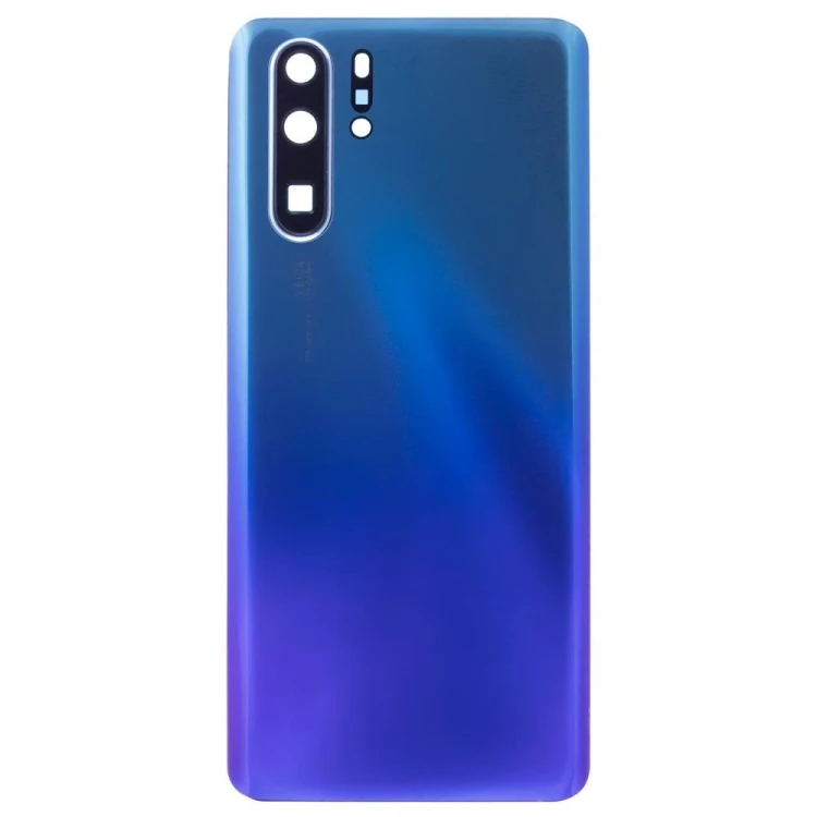 Задняя крышка для Huawei P30 Pro (VOG-L29) (синий-сумеречный) (в сборе со стеклом камеры)