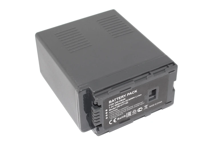 Аккумуляторная батарея для фото и видеокамеры Panasonic AG-AC, AF (VW-VBG6) 7.4V 5800mAh Li-ion