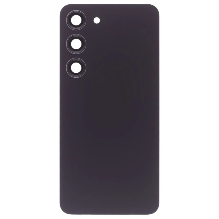 Задняя крышка для Samsung S911 Galaxy S23 (черный) (в сборе со стеклом камеры)