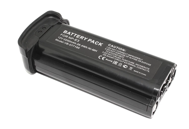Аккумуляторная батарея для фотоаппарата Canon EOS 1D Mark II  (NP-E3) 12V 2200mAh Ni-Mh