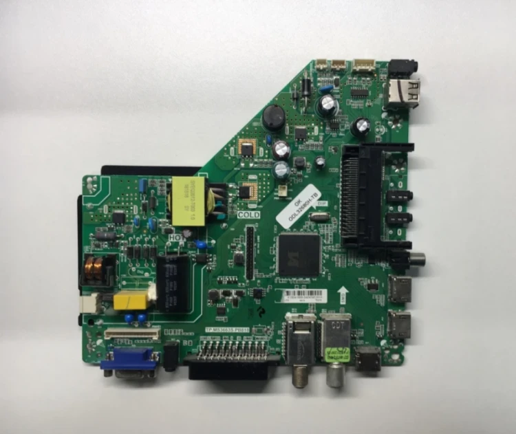 Плата TP.MS3663S.PB818, для телевизора OK ODL32680H-TB