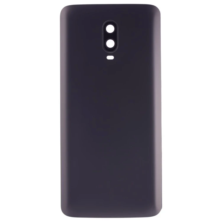 Задняя крышка для OnePlus 6T (черный матовый) (в сборе со стеклом камеры)