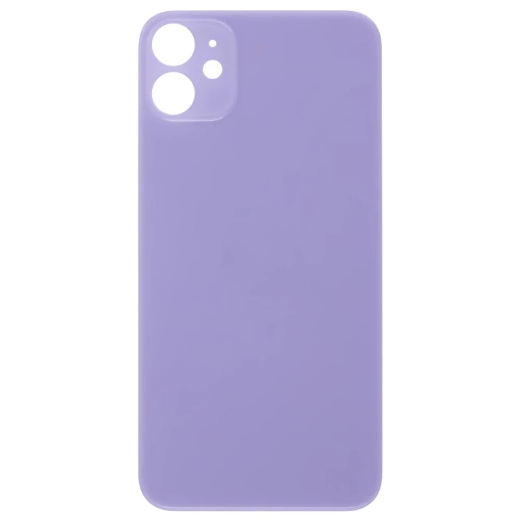 Задняя крышка для Apple iPhone 11 (фиолетовый) (с широким отверстием) (Premium)