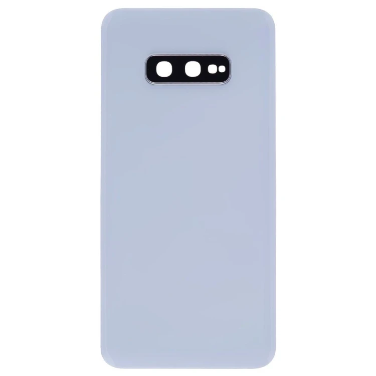 Задняя крышка для Samsung G970 Galaxy S10e (белый) (в сборе со стеклом камеры)