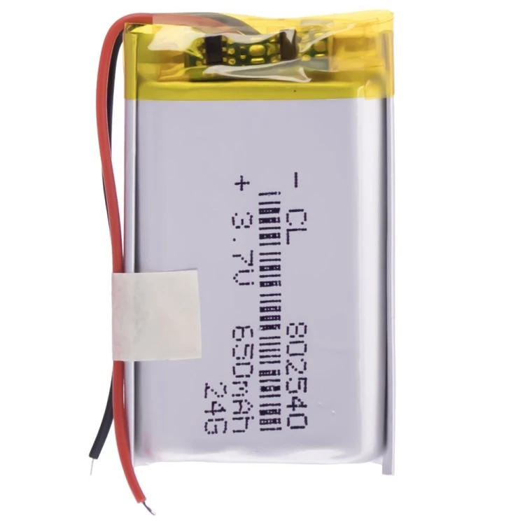 Аккумулятор универсальный 800 mAh (8*25*40 mm) (802540P)