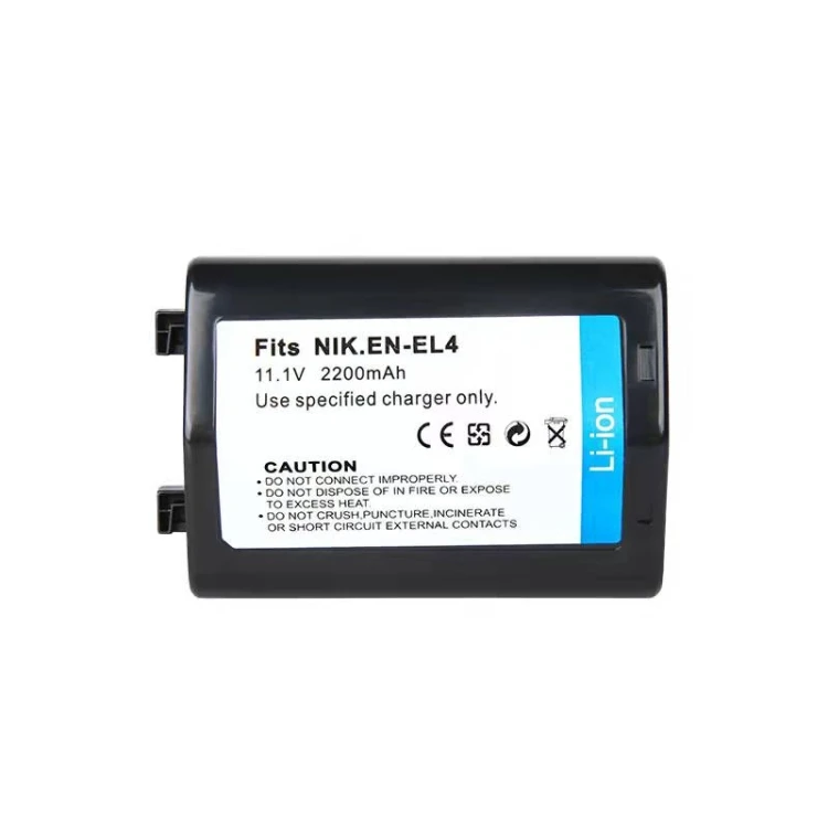 Аккумуляторная батарея для фотоаппарата Nikon D3 (EN-EL4) 11.1V 2200mAh Li-ion