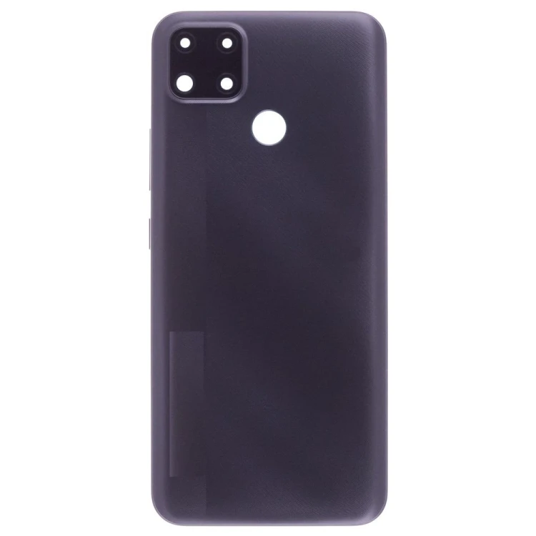 Задняя крышка для Realme C25 (RMX3191) / C25S (RMX3195) (серый) (в сборе со стеклом камеры)
