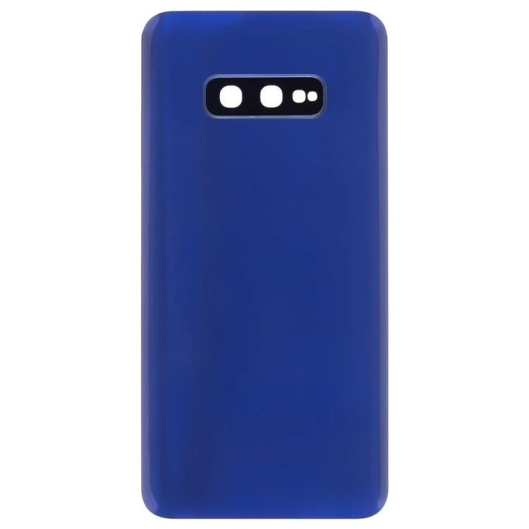 Задняя крышка для Samsung G970 Galaxy S10e (синий) (в сборе со стеклом камеры)