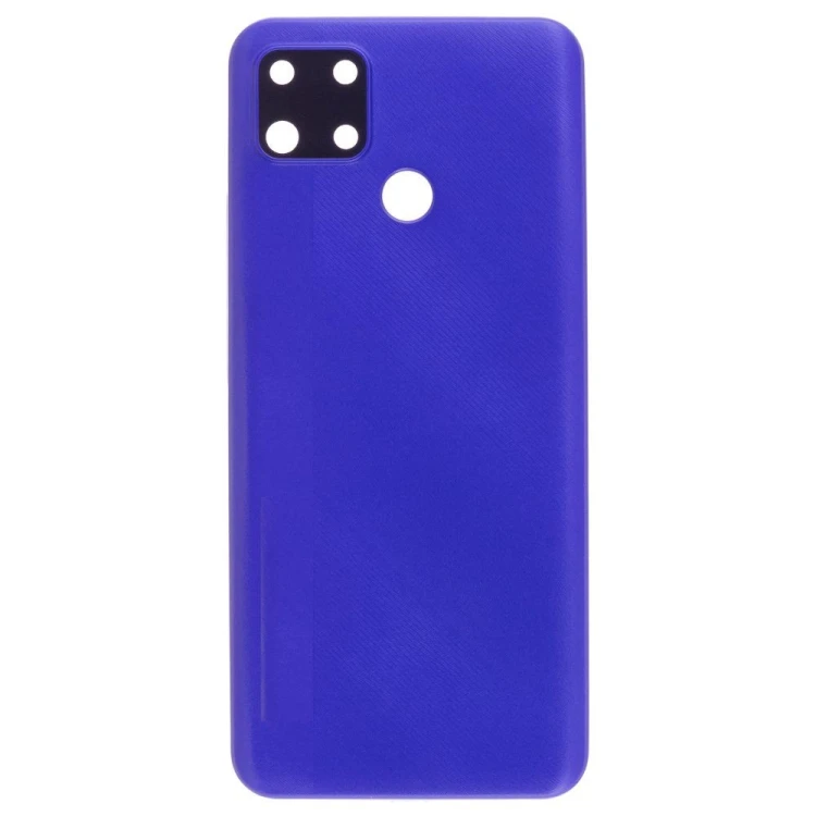 Задняя крышка для Realme C25 (RMX3191) / C25S (RMX3195) (синий) (в сборе со стеклом камеры)