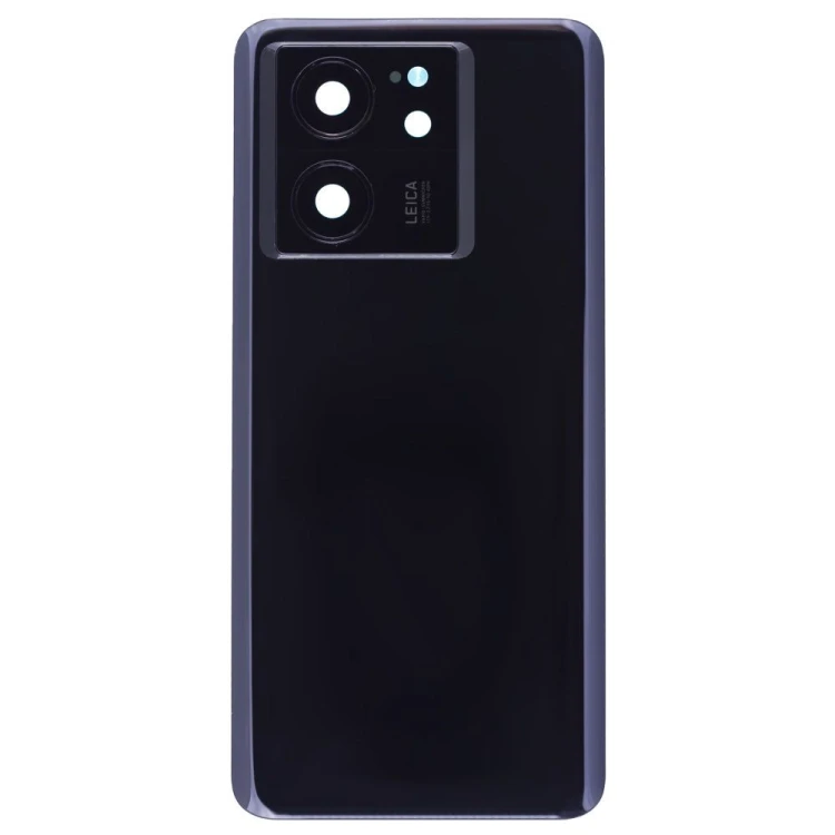 Задняя крышка для Xiaomi 13T (2306EPN60G) / 13T Pro (23078PND5G) (черный) (в сборе со стеклом камеры)