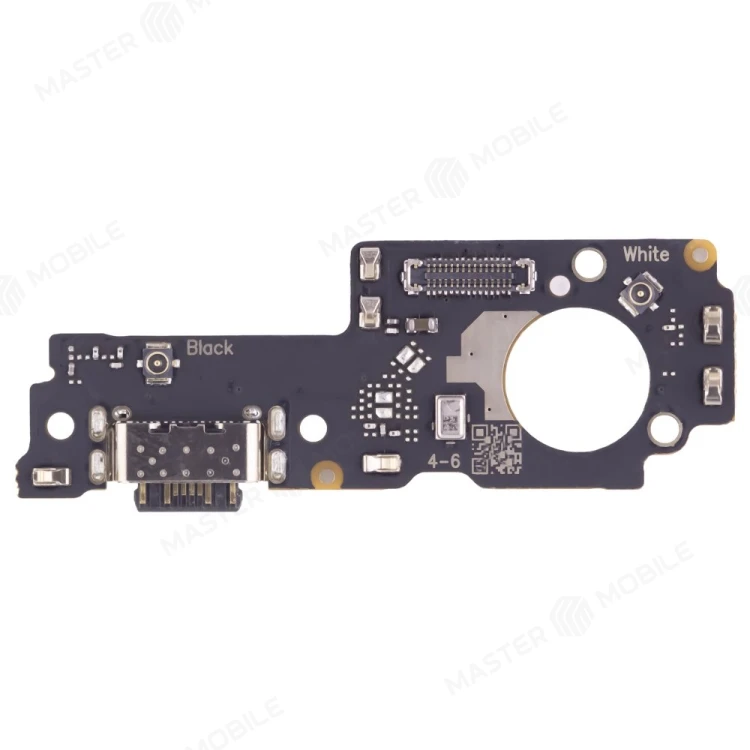 Нижняя плата для Xiaomi Poco M5 (22071219CG) с комп. + разъем зарядки + микрофон