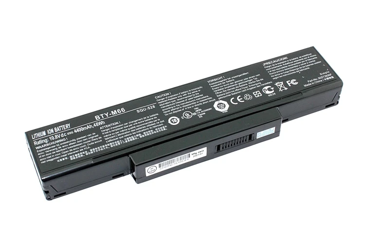 Аккумуляторная батарея для ноутбука Gigabyte W551N (SQU-528) 11.1V 4400mAh