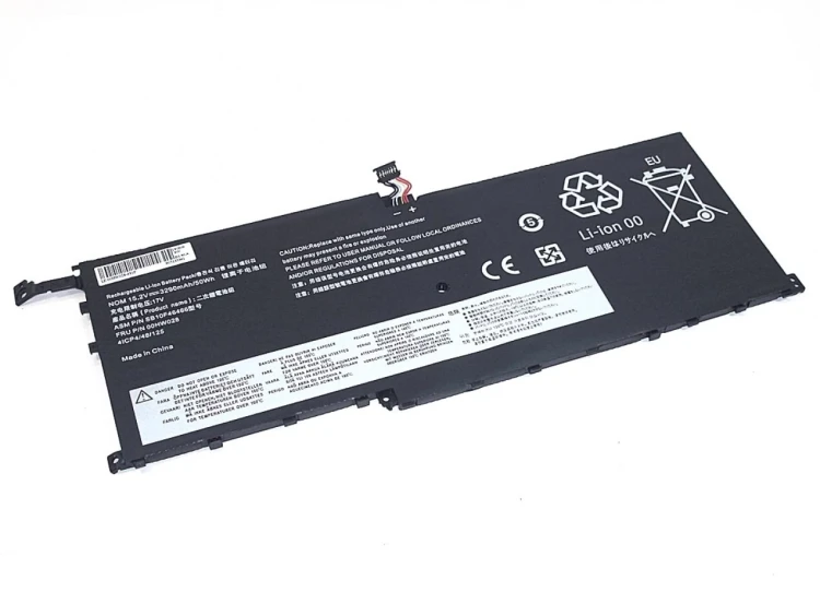 Аккумуляторная батарея для ноутбука Lenovo ThinkPad X1 Carbon (00HW028) 15.2V 3290mAh OEM черная