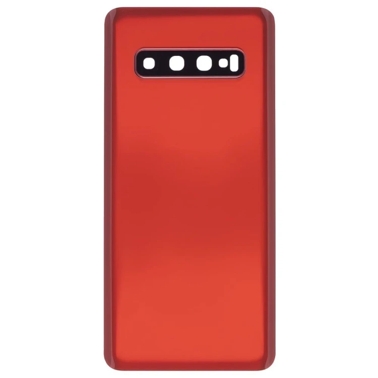 Задняя крышка для Samsung G973 Galaxy S10 (красный) (в сборе со стеклом камеры)