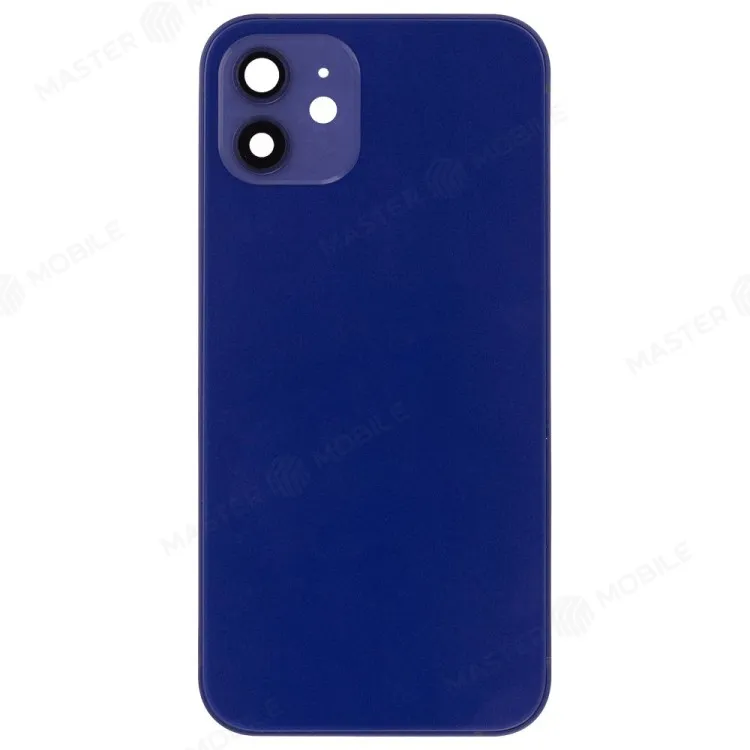 Корпус для Apple iPhone 12 (синий) (в сборе) (ORIG100) (Снятый) (возможен дефект ЛКП)