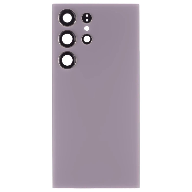 Задняя крышка для Samsung S928 Galaxy S24 Ultra (серый) (в сборе со стеклом камеры)