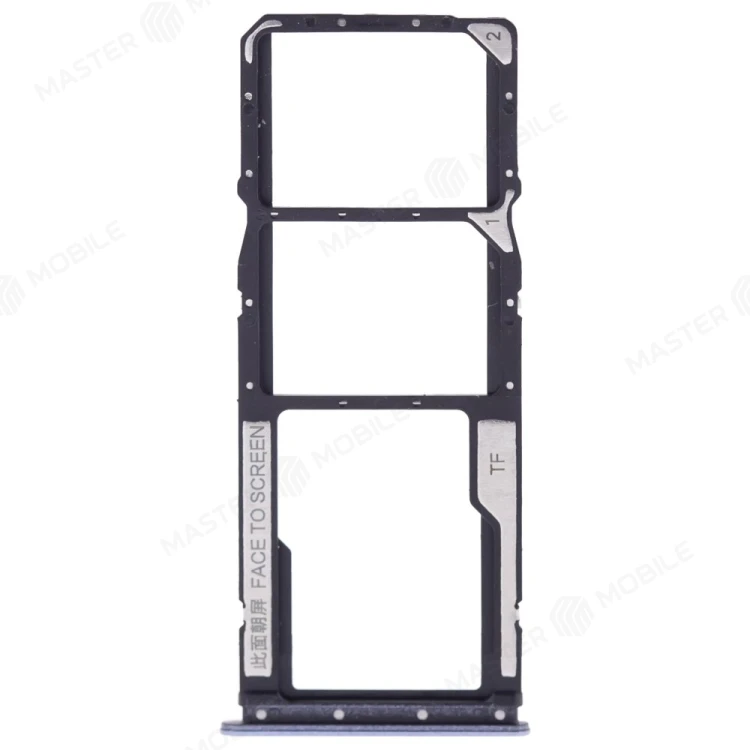 Держатель сим-карты для Xiaomi Poco M4 5G (22041219PG) (голубой)