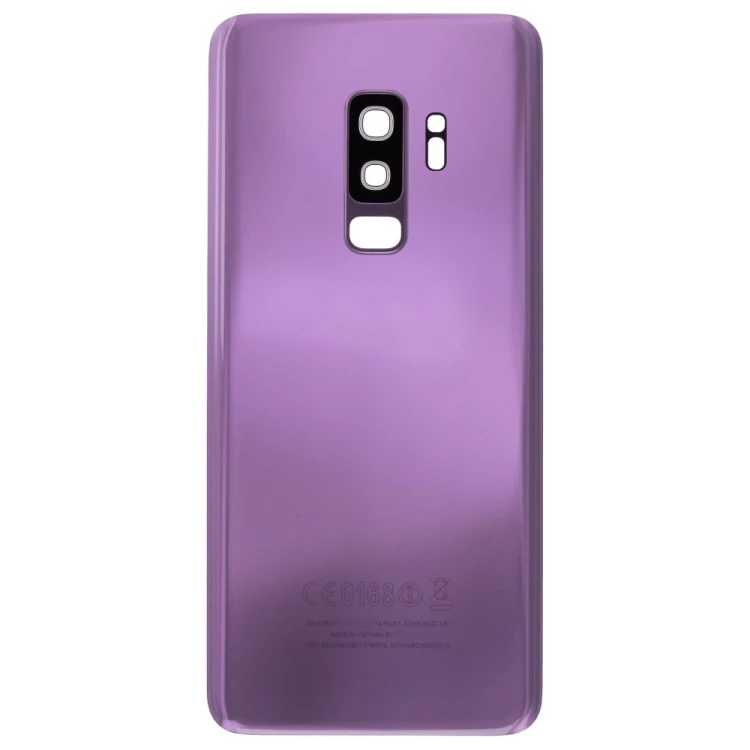 Задняя крышка для Samsung G965 Galaxy S9+ (фиолетовый) (в сборе со стеклом камеры)