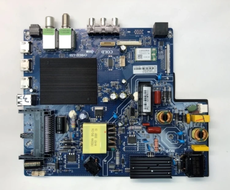 Плата CV9632-L55, для телевизора Telefunken TF-LED58S06T2SU