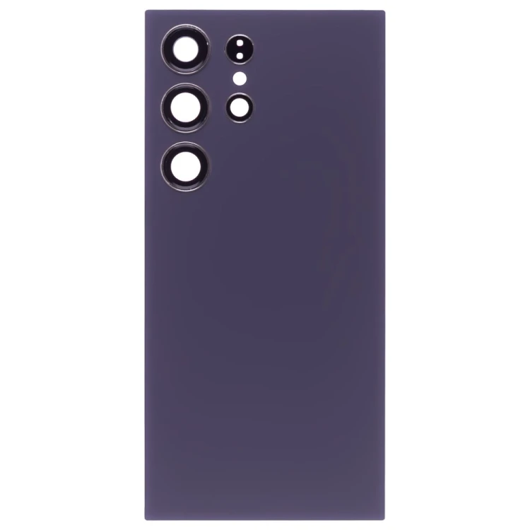 Задняя крышка для Samsung S928 Galaxy S24 Ultra (фиолетовый) (в сборе со стеклом камеры)