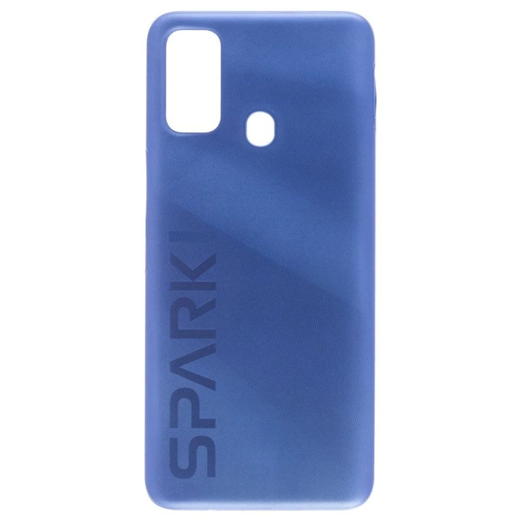 Задняя крышка для Tecno Spark 7 (KF6N) (синий)