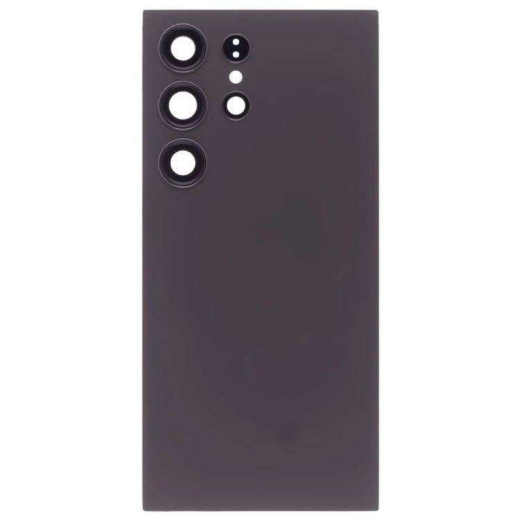 Задняя крышка для Samsung S928 Galaxy S24 Ultra (черный) (в сборе со стеклом камеры) (ORIG100)
