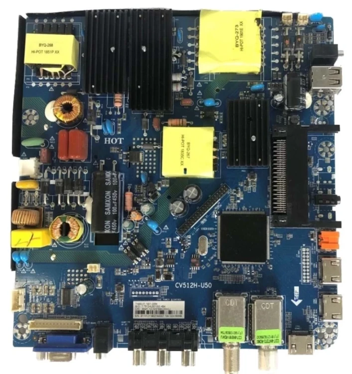 Плата CV512H-U50, для телевизора BBK 50LEM-1043/FTS2C