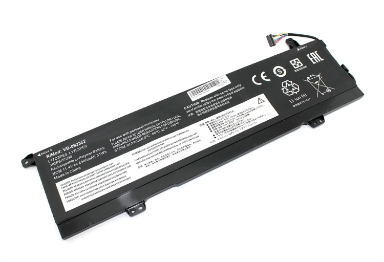 Аккумуляторная батарея для ноутбука Lenovo Yoga 730 (L17C3PE0) 11.4V 4500mAh OEM