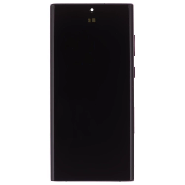 Дисплей для Samsung S908 Galaxy S22 Ultra + тачскрин (бордовый) (в рамке) (OLED) (Full Size)