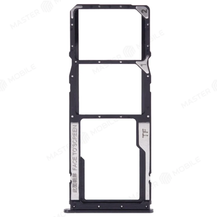 Держатель сим-карты для Xiaomi Poco M4 5G (22041219PG) (черный)