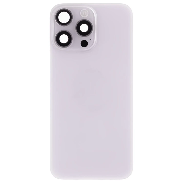 Задняя крышка для Apple iPhone 15 Pro Max (белый) (в сборе) (ORIG100) (Снятый) (возможен дефект ЛКП)