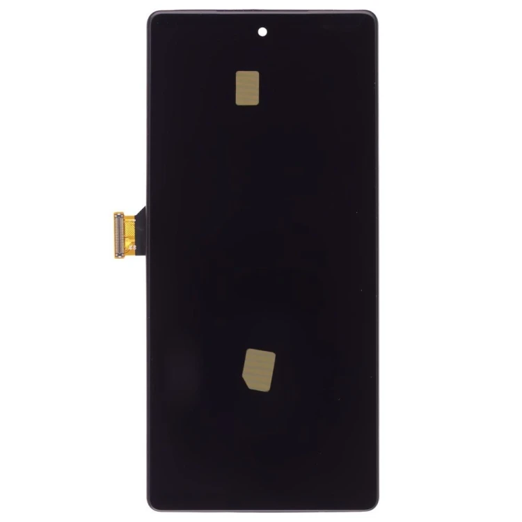 Дисплей для Google Pixel 6A (GX7AS/GB62Z/G1AZG/GB17L) + тачскрин (черный) (в рамке) (OLED) (Full Size)