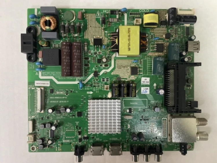 Плата 5800-A6M32G-0P10 VER00.07, для телевизора Aiwa 40LE5120