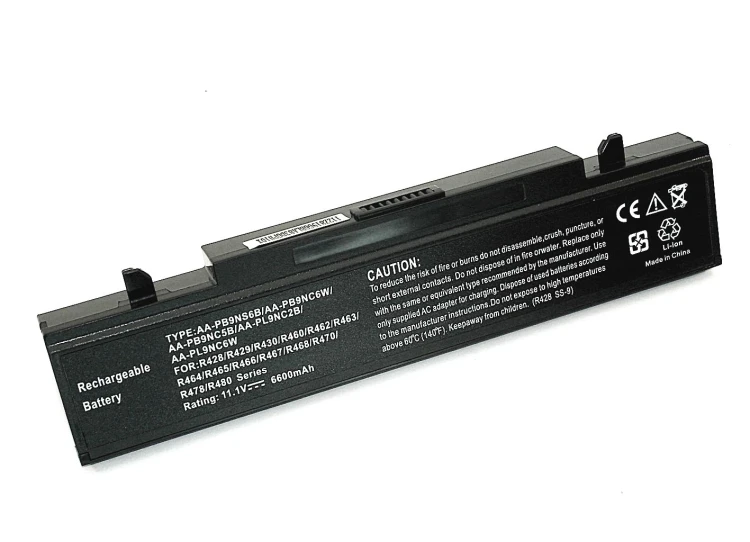 Аккумуляторная батарея для ноутбука Samsung R420 R510 R580 R530 (AA-PB9NC6B) 6600mAh OEM черная