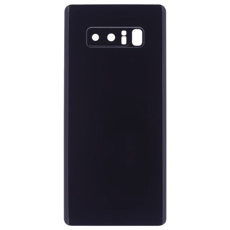 Задняя крышка для Samsung N950 Galaxy Note 8 (черный) (в сборе со стеклом камеры)