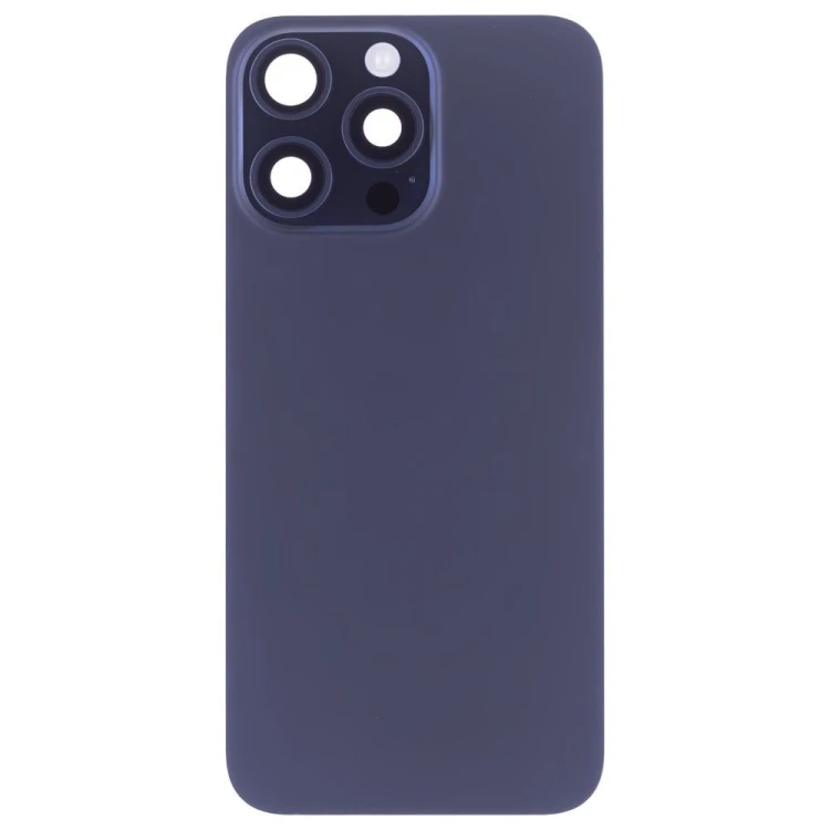 Задняя крышка для Apple iPhone 15 Pro Max (синий) (в сборе) (ORIG100) (Снятый) (возможен дефект ЛКП)