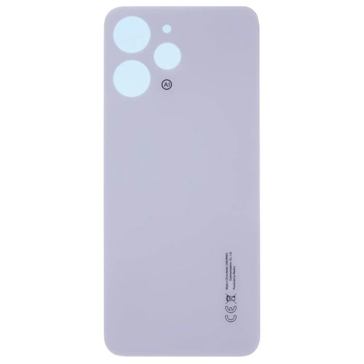Задняя крышка для Xiaomi Redmi 12 4G (23053RN02Y) (серебристый)