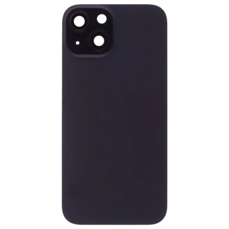 Задняя крышка для Apple iPhone 15 (черный) (в сборе со стеклом камеры) (Premium)