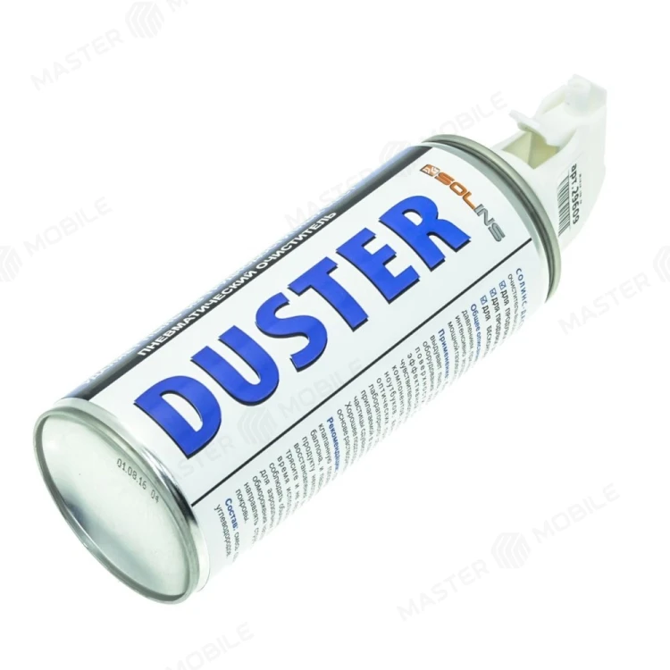 Спрей-пылеудалитель Solins DUSTER (для продувки от пыли) (400 мл)