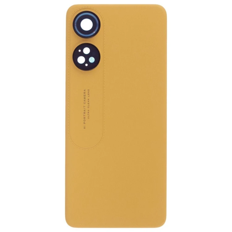 Задняя крышка для OPPO Reno 8T 4G (CPH2481) (оранжевый) (в сборе со стеклом камеры)